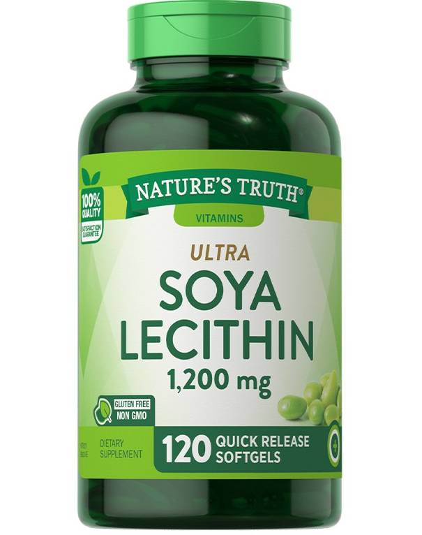 Ultra Soya Lecithin 1,200 mg - 120 Quick Release Softgels Ultra Soya Lecithin 1,200 mg - 120 Quick Release Softgels